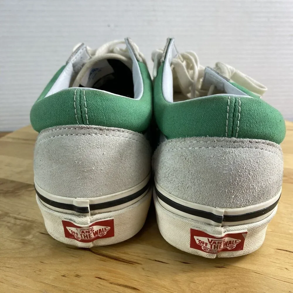 Van’s Old Skool DX Anaheim Factory White Green Men’s 8.5 Women’s 10